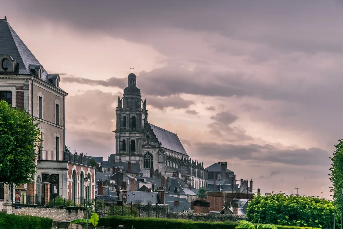 Blois old town and cathedral, a base for a Loire Valley castles tour